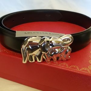 Cartier Silver Elephant Belt